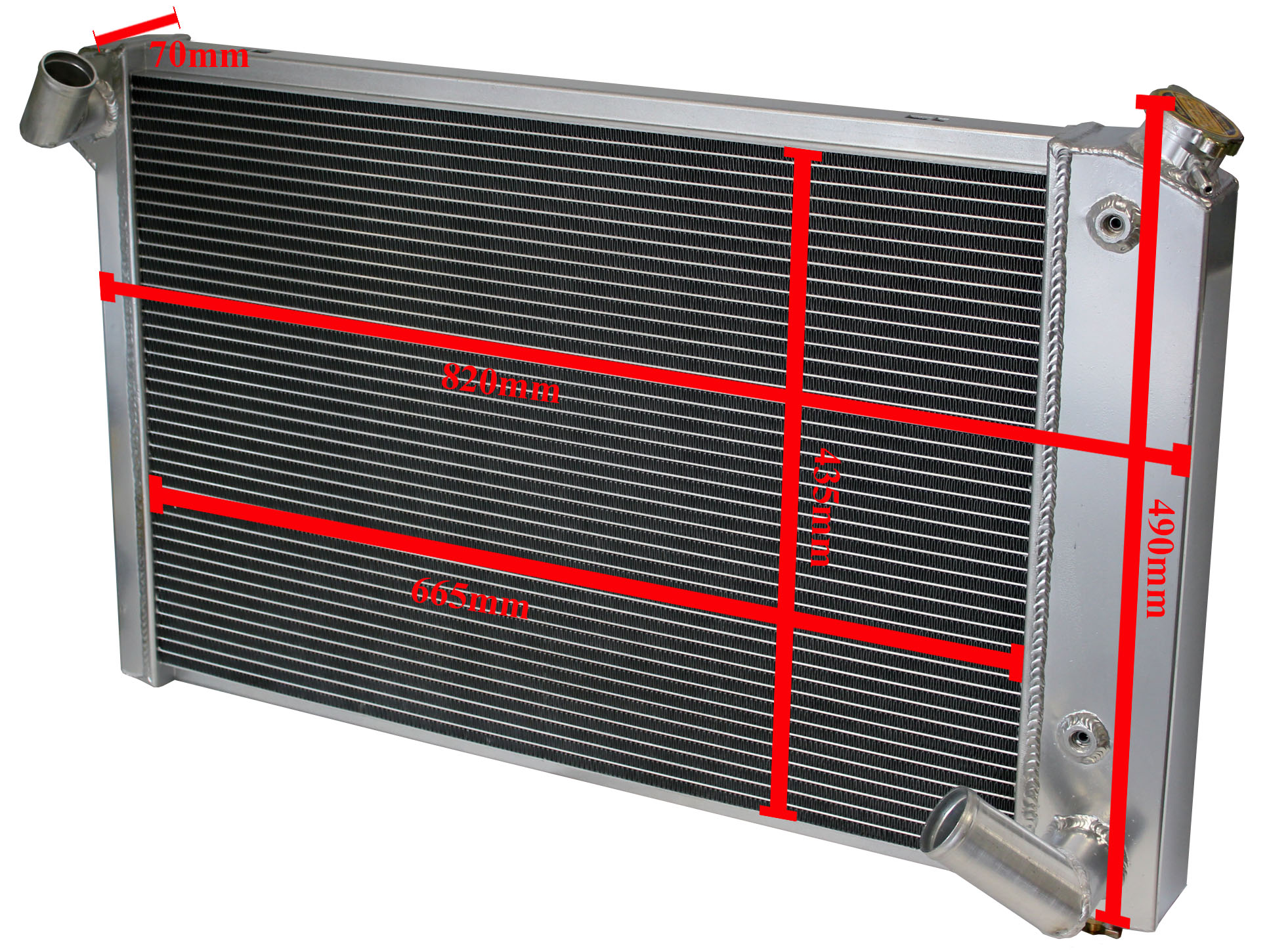 Vattenkylare 1655B Corvette 69-72 - Bild 2