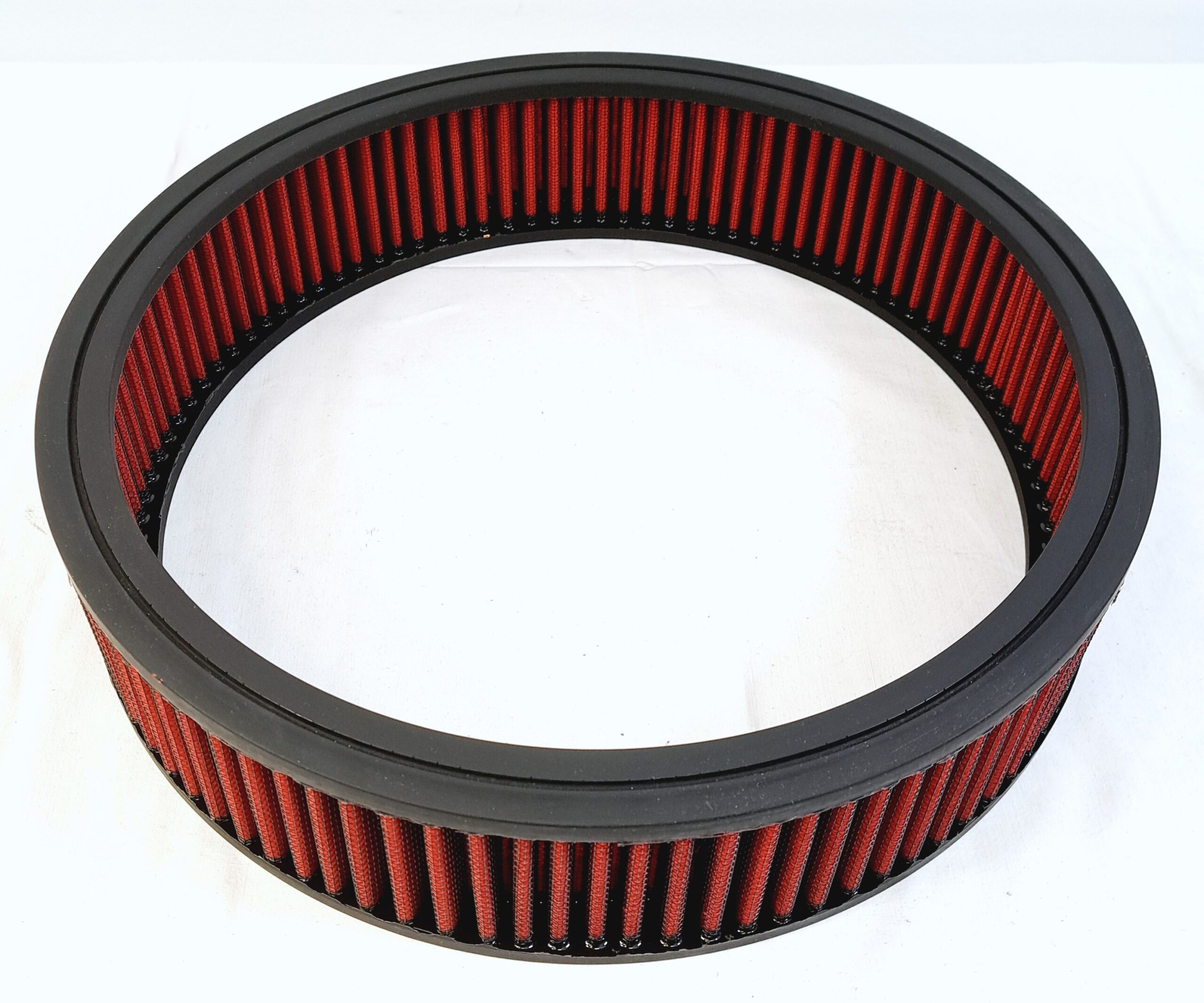 Luftrenare race stil rött/krom 3" - Bild 2