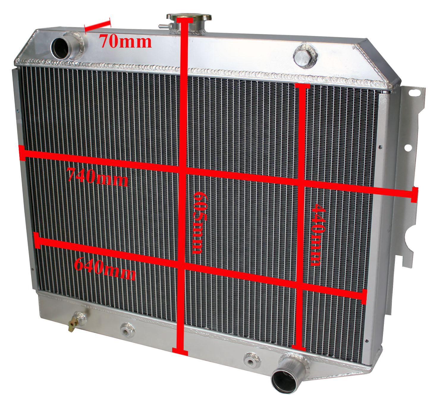 Vattenkylare 374B Dodge, Plymouth 68-74 - Bild 2