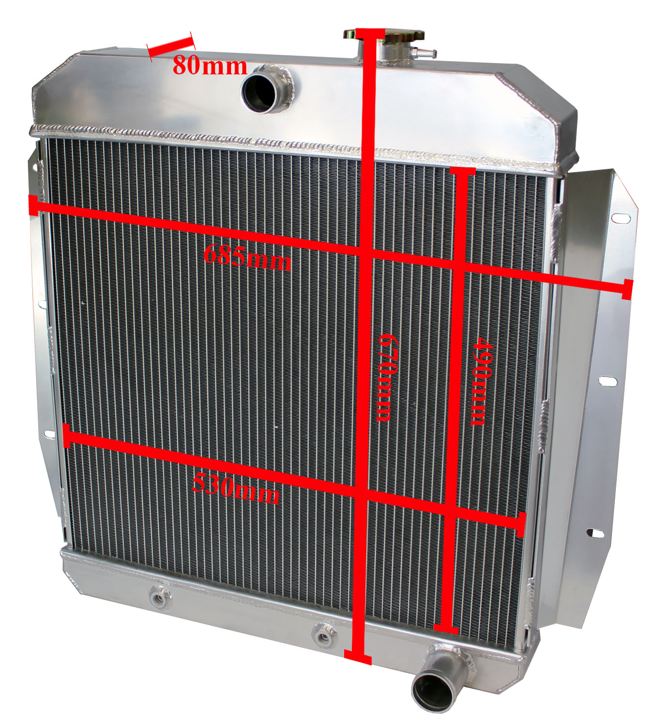 Vattenkylare CC5559 Chevrolet Truck 55-59 - Bild 2