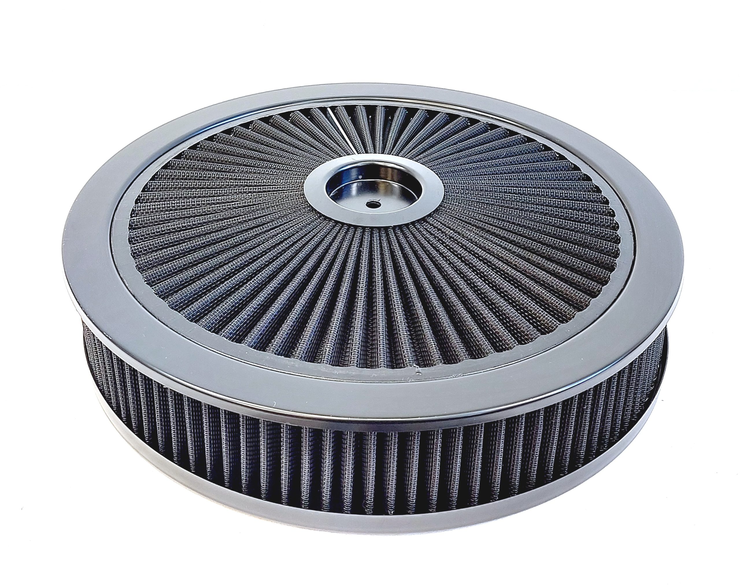 Luftrenare race stil rött/krom 3" - Bild 8