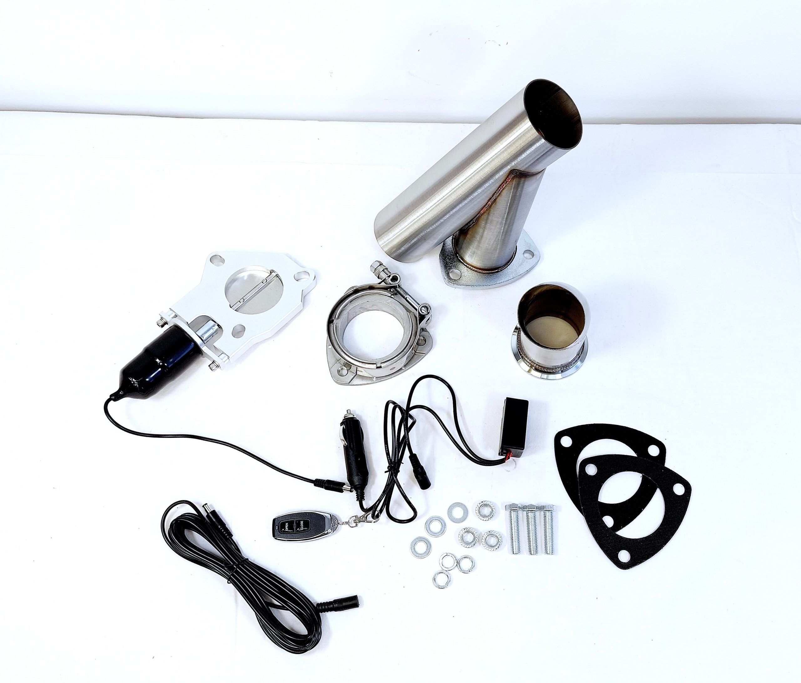 Rostfri avgas cut out/ avgasspjäll - Bild 8