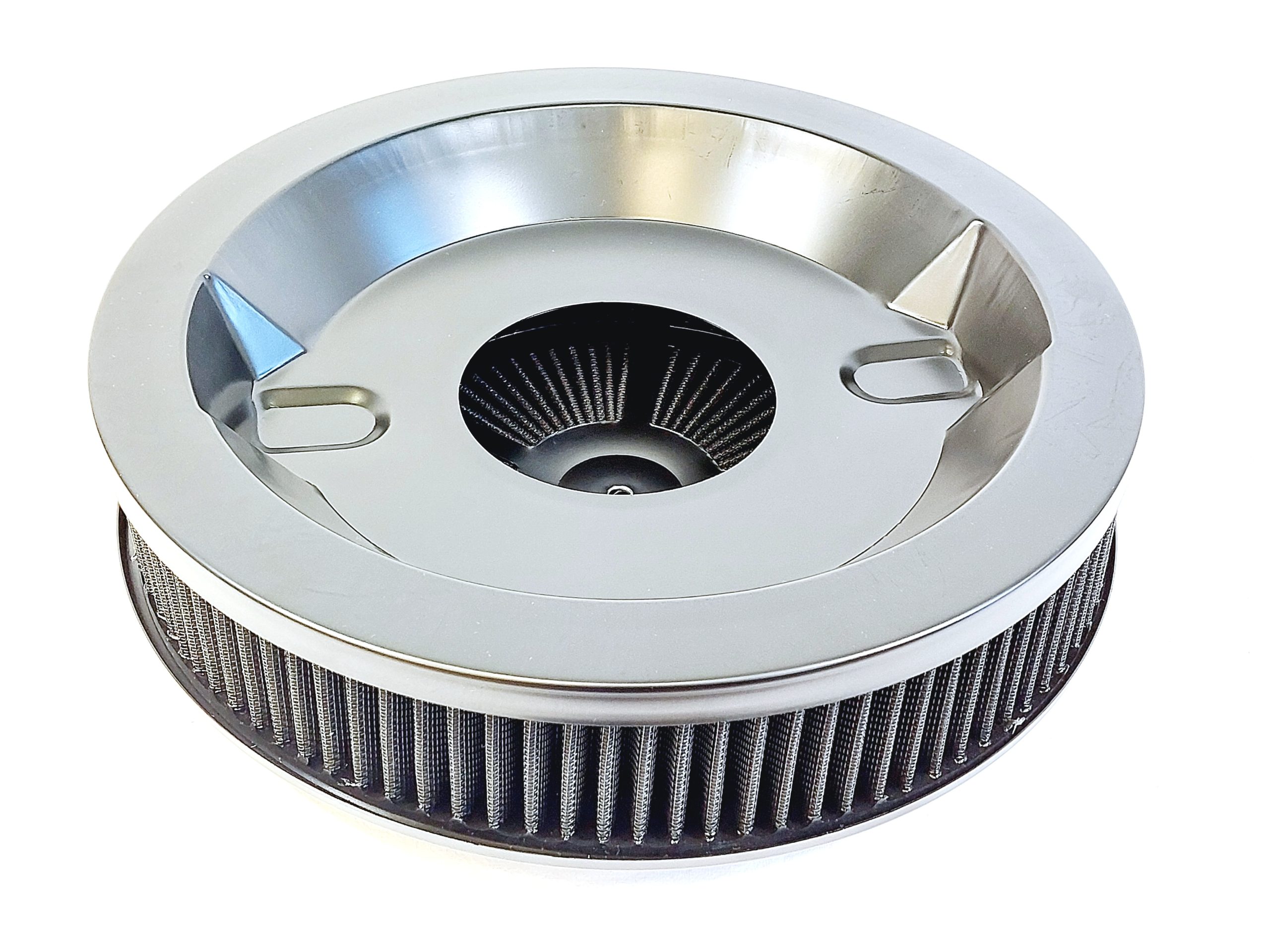 Luftrenare race stil rött/krom 3" - Bild 9