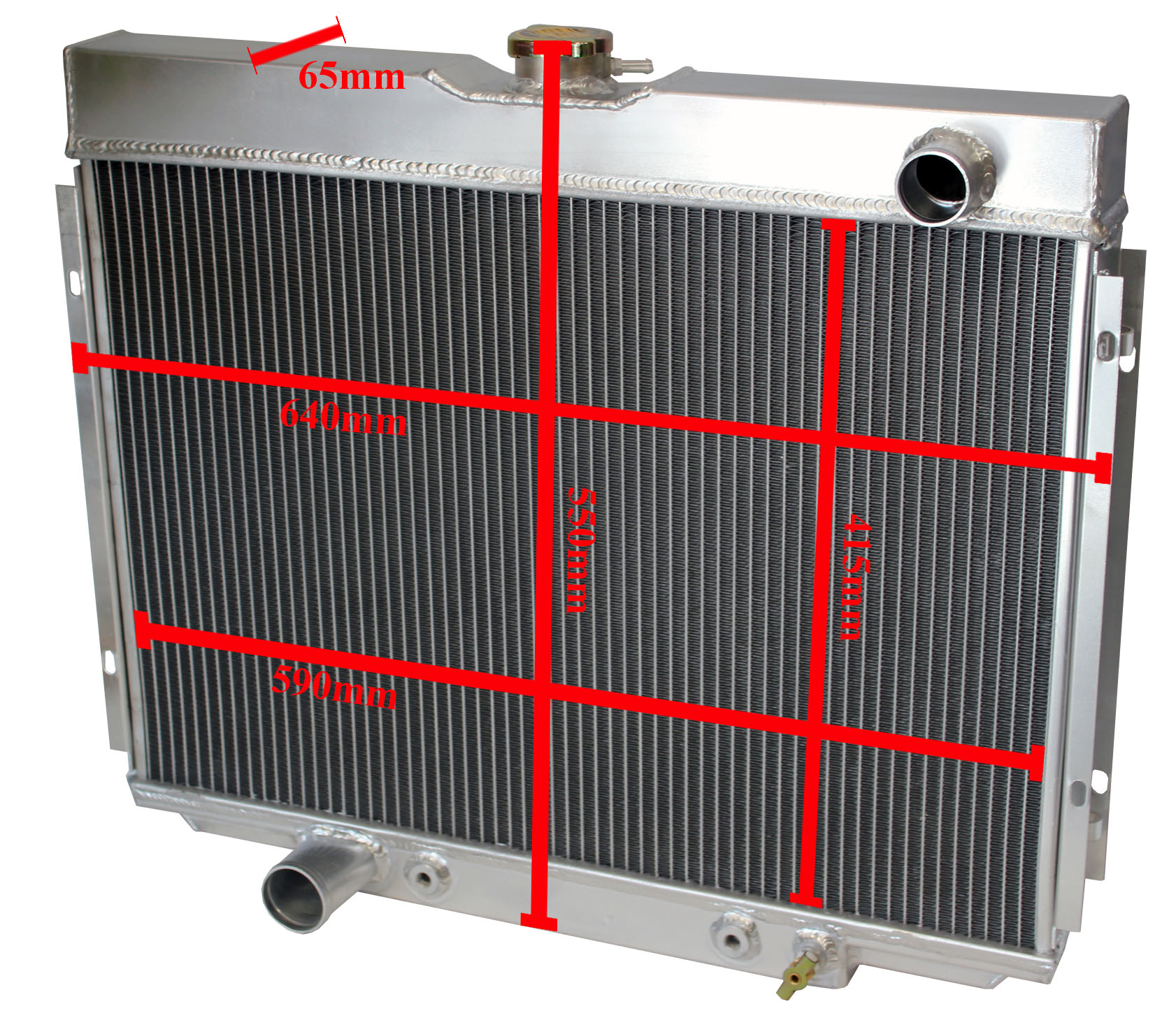 Vattenkylare R379 Ford Mustang 67-70, Ford Galaxie 64-67, Mercury Cougar 67-70 - Bild 2