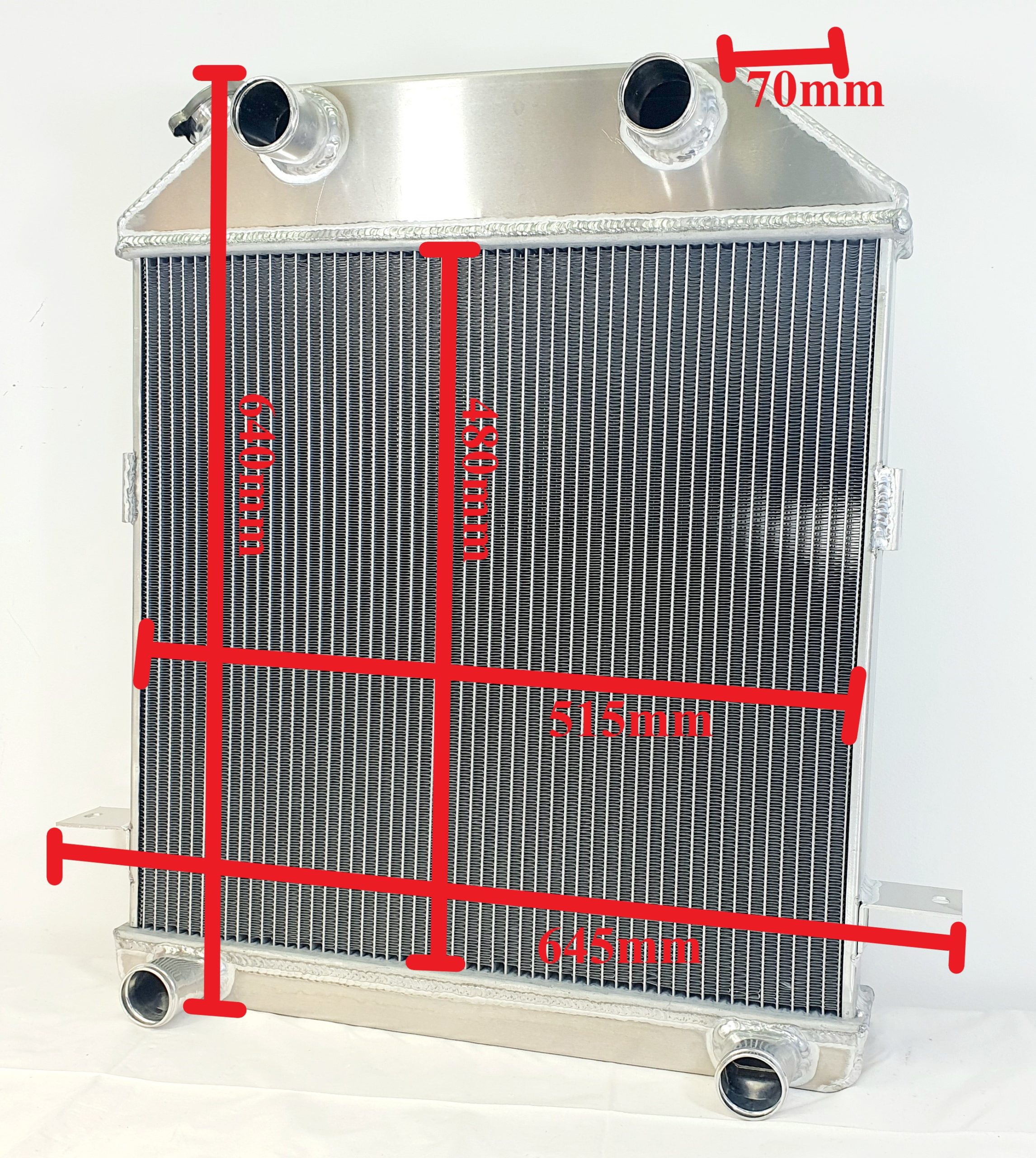 Vattenkylare CC4001 Ford/Hot Rod 39-40 Sidventil - Bild 2