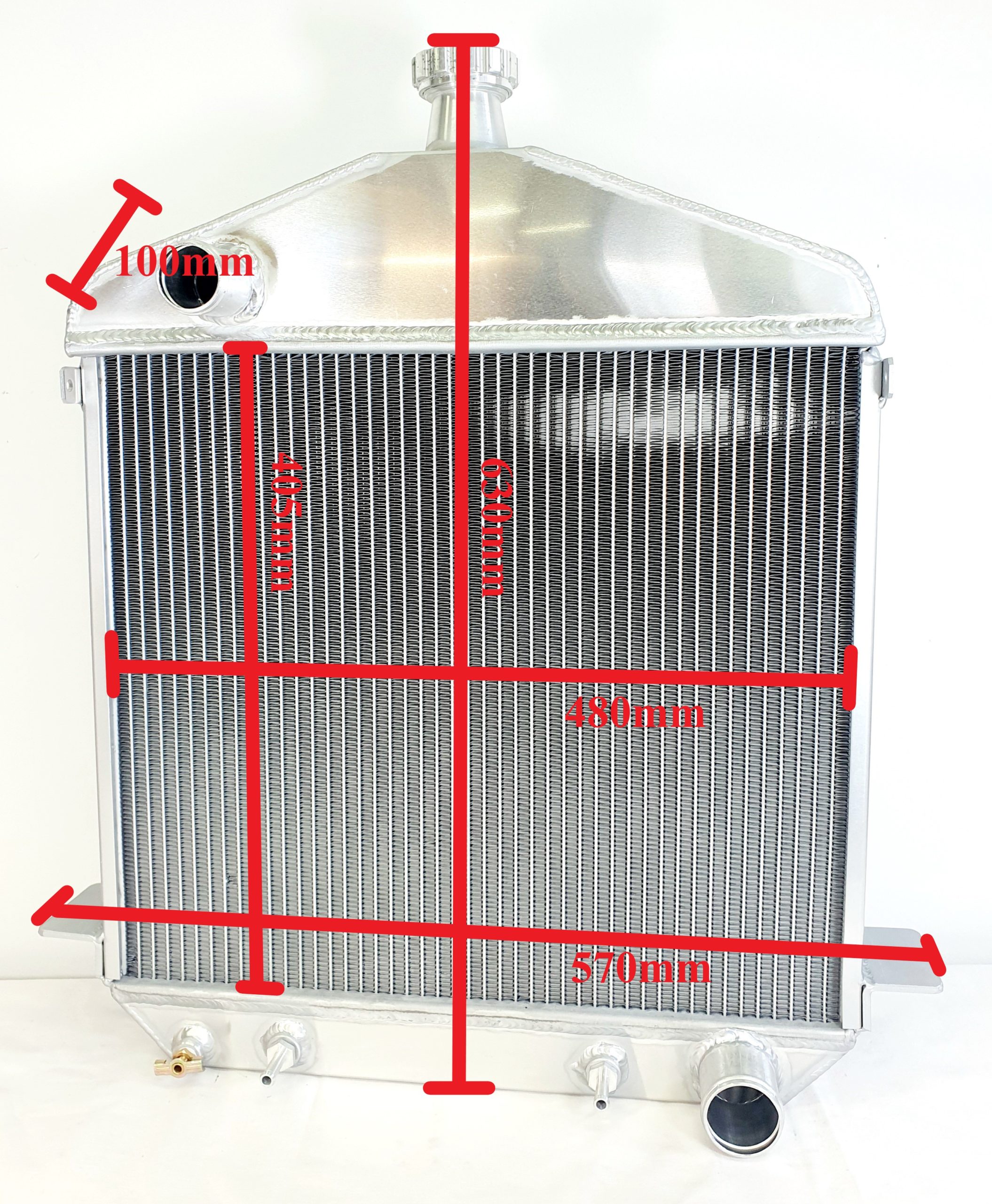 Vattenkylare G181A T-Ford 17-27 Chevroletmotor - Bild 2
