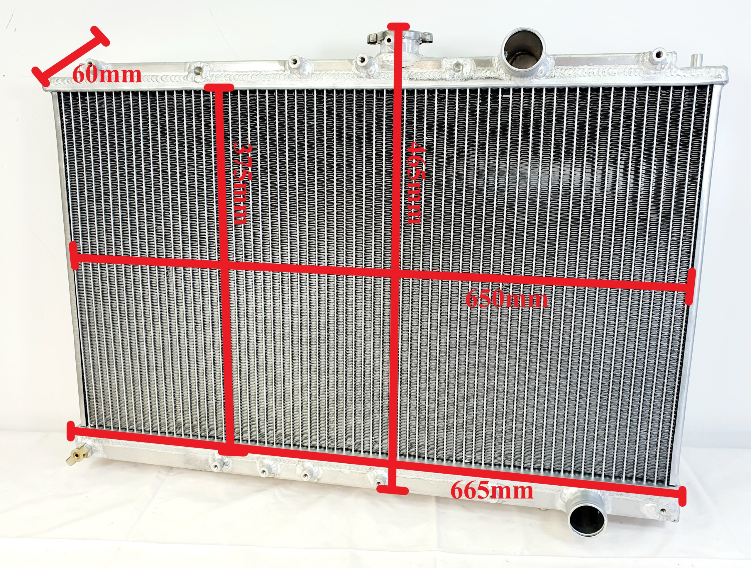 Vattenkylare R009 Mitsubishi Lancer Evolution 1,2,3 92-96 - Bild 2