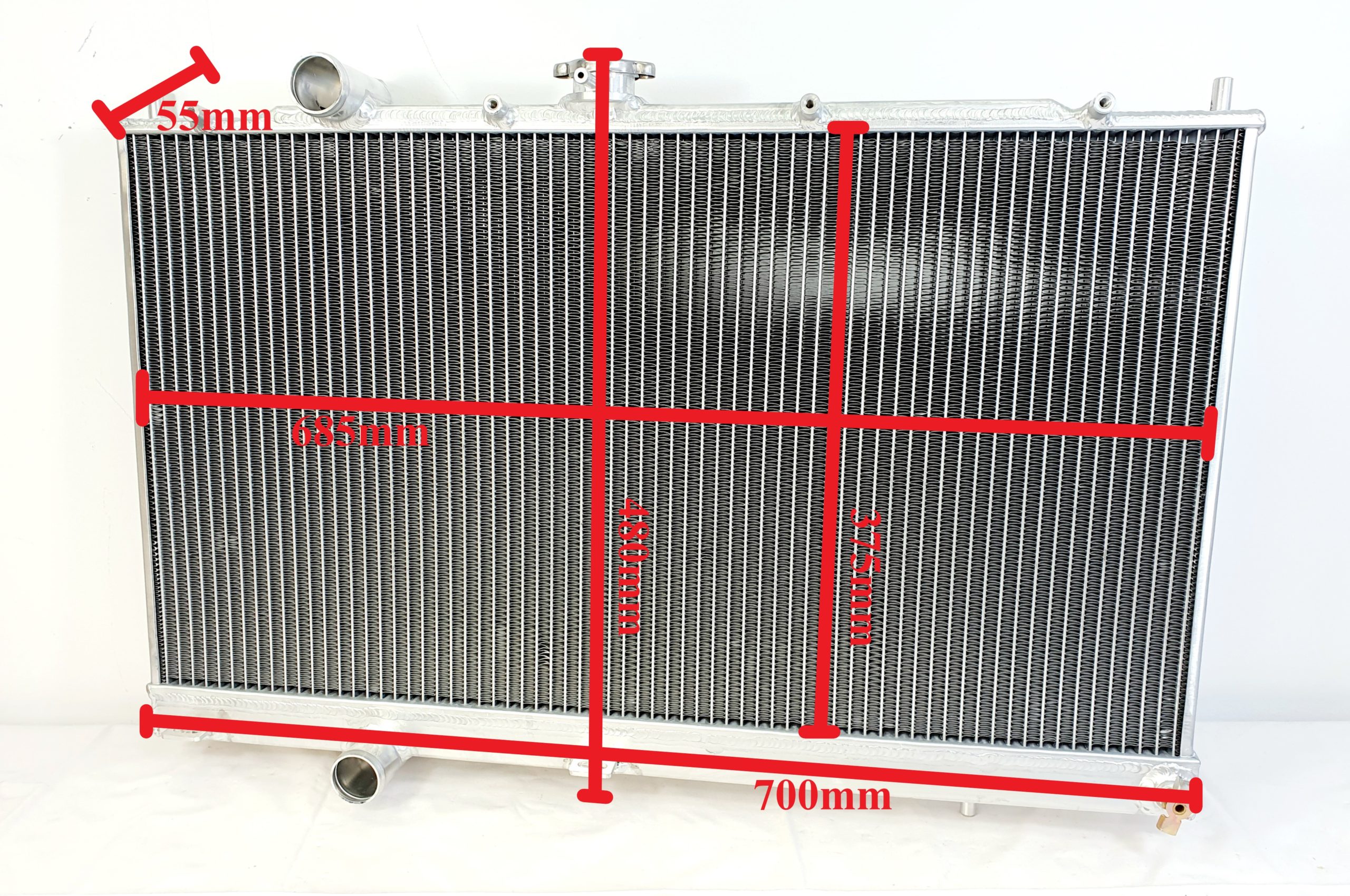 Vattenkylare R010 Mitsubishi Lancer Evolution 4,5,6 96-00 - Bild 2