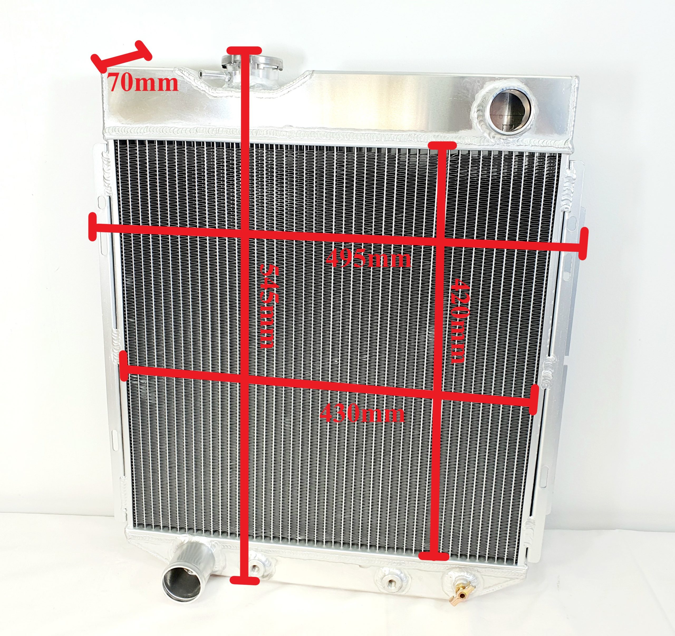 Vattenkylare R251 Ford Mustang 64-66, Falcon 60-65 - Bild 2