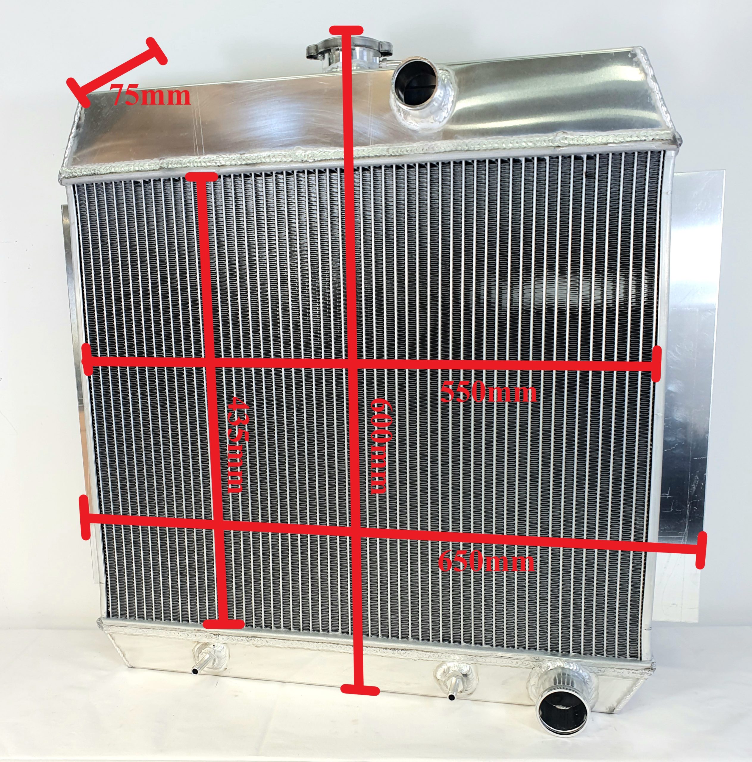 Vattenkylare R333 Chevrolet Bel Air V8 50-54 - Bild 2