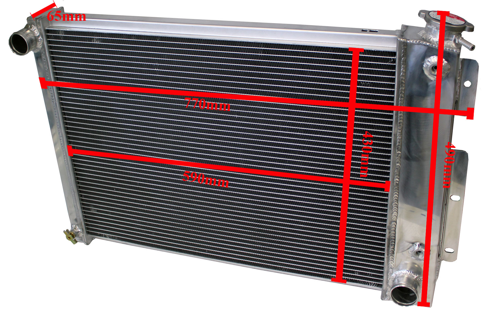 Vattenkylare 370B Firebird, Camaro Big Block 67-69 - Bild 2