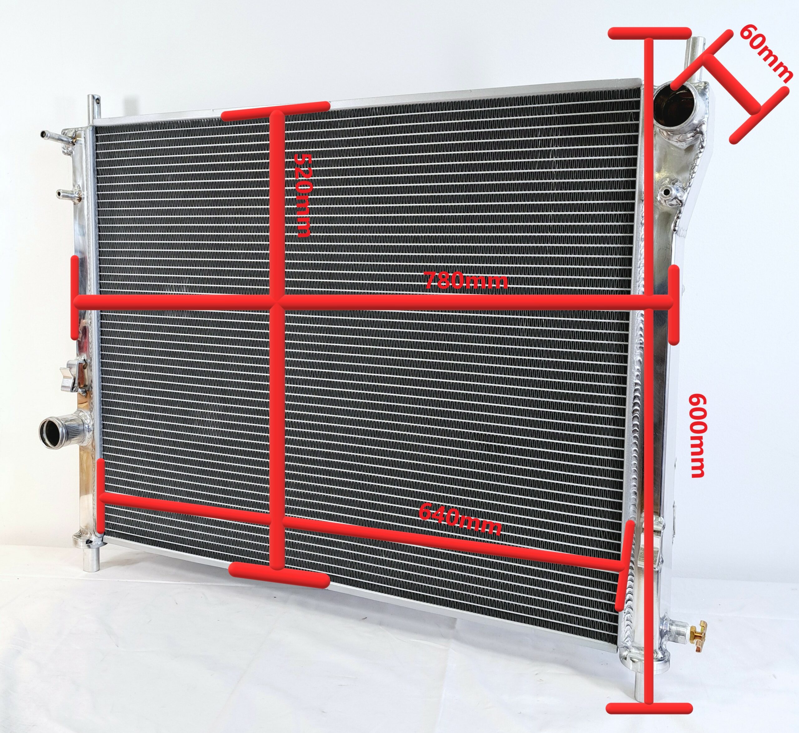 Vattenkylare 13486 Ford Mustang GT 2015-2022 - Bild 3