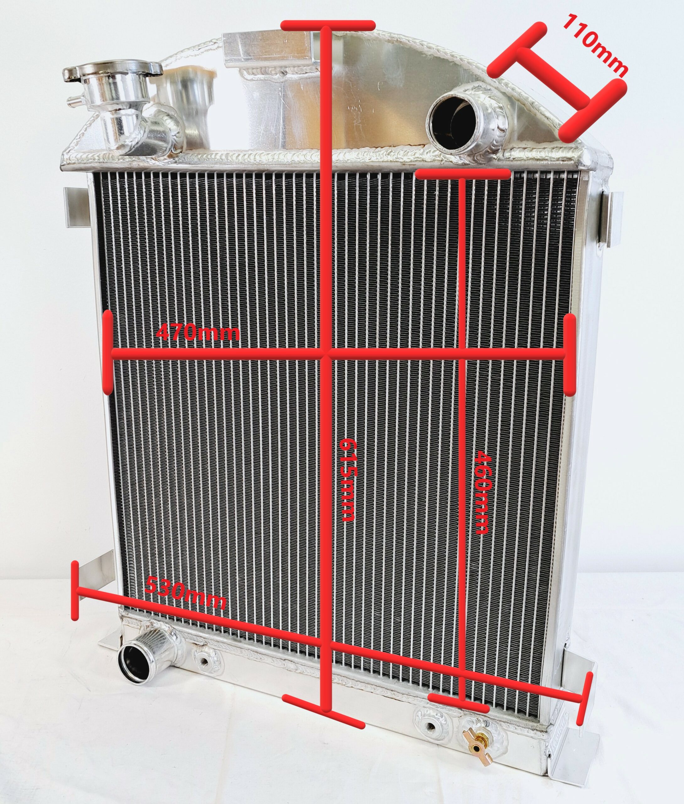 Vattenkylare 2829FD Ford Model A 28-29 - Bild 2