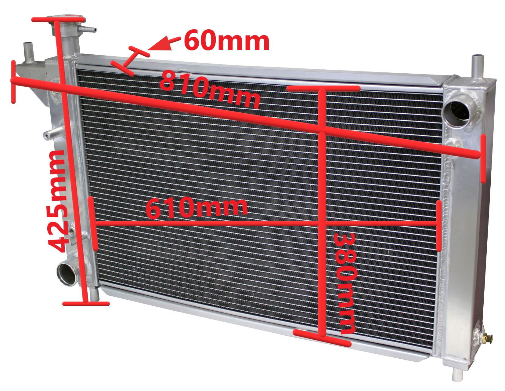 Vattenkylare R035 Ford Mustang V8 94-96 - Bild 2