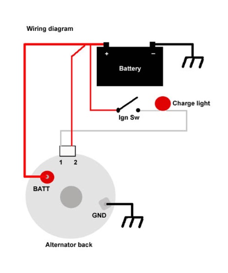 Generator Chevrolet 140 AMP Matt - Bild 3