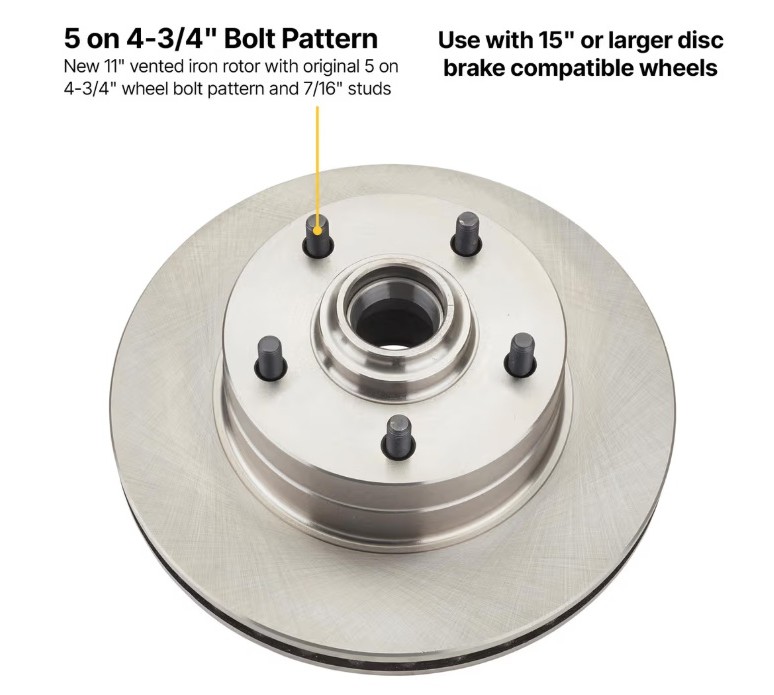 Skivbromssats fram 64-74 GM A body - Bild 2