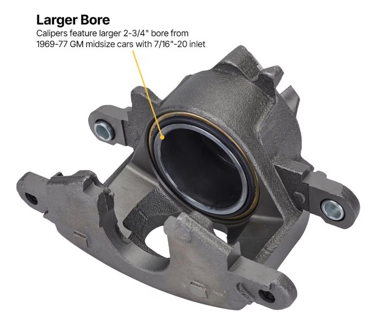 Skivbromssats fram 64-74 GM A body - Bild 3